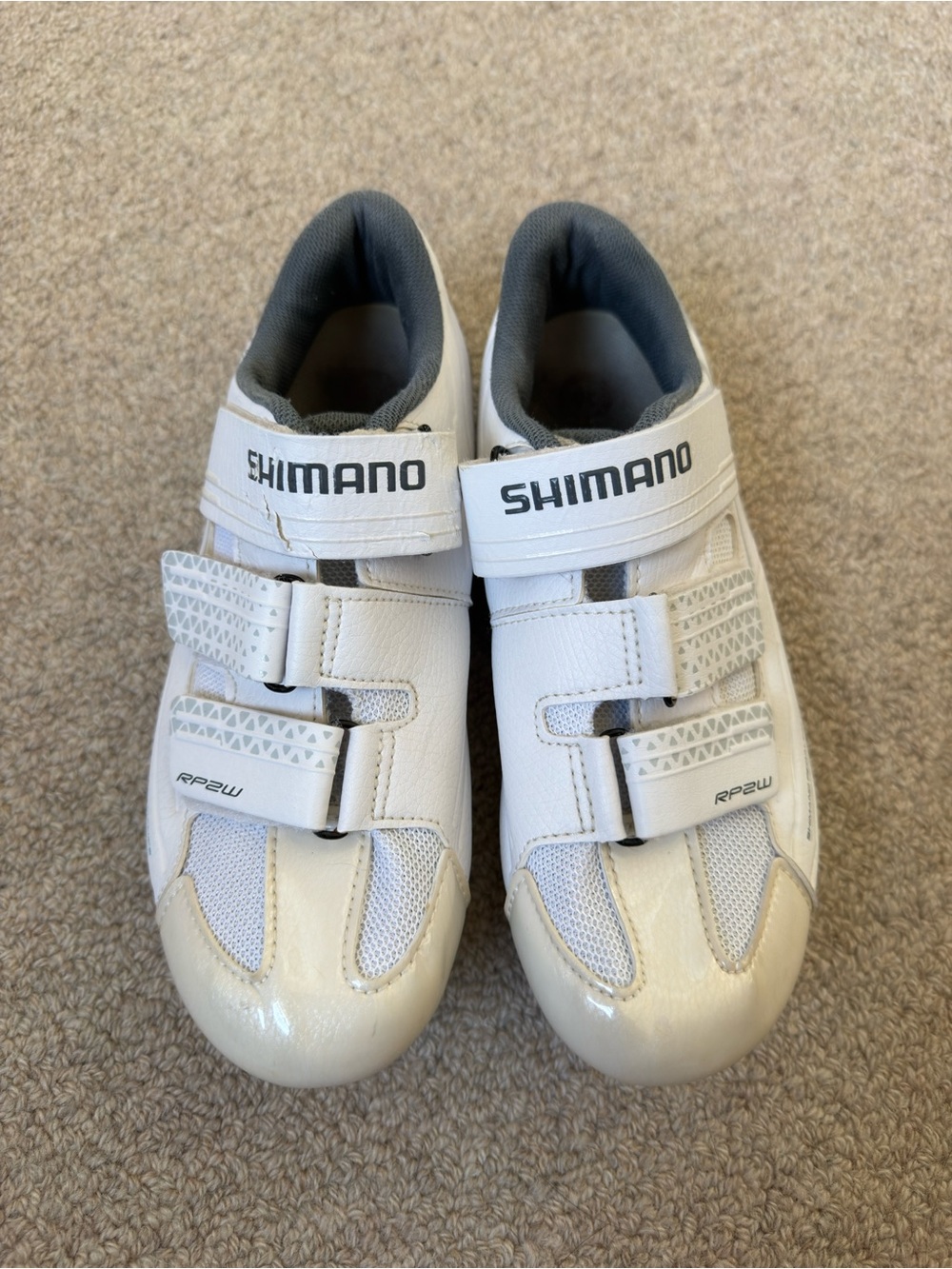 Shimano White Cycling Shoes